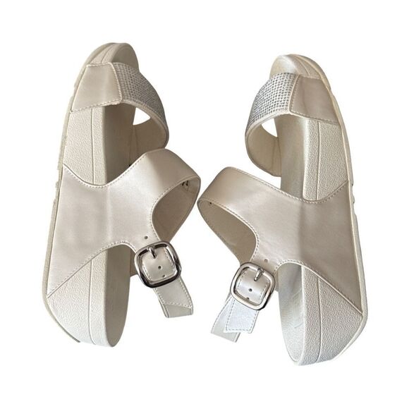 Fitflop Lulu Crystal Embellished Back Strap Sandals - Picture 4 of 8